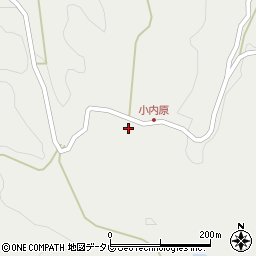 大分県杵築市山香町大字久木野尾1706周辺の地図