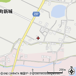 愛媛県西予市宇和町新城750周辺の地図