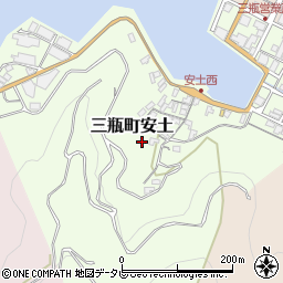〒796-0909 愛媛県西予市三瓶町安土の地図