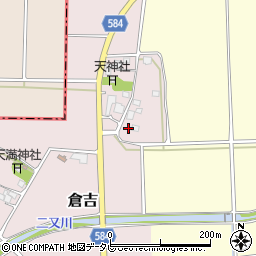 福岡県朝倉市倉吉118周辺の地図