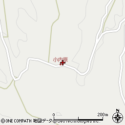 大分県杵築市山香町大字久木野尾1835周辺の地図