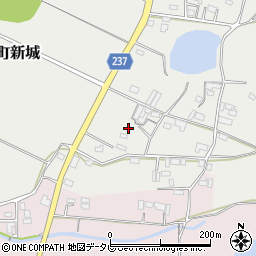 愛媛県西予市宇和町新城752周辺の地図