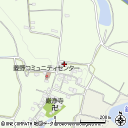 福岡県朝倉市菱野862周辺の地図
