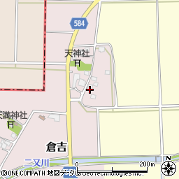 福岡県朝倉市倉吉113周辺の地図