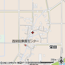 福岡県三井郡大刀洗町栄田664周辺の地図