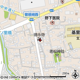 徳永寺周辺の地図