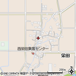 福岡県三井郡大刀洗町栄田277周辺の地図