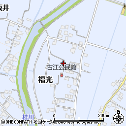 福岡県朝倉市福光397周辺の地図
