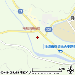 佐賀県神埼市脊振町広滝458周辺の地図