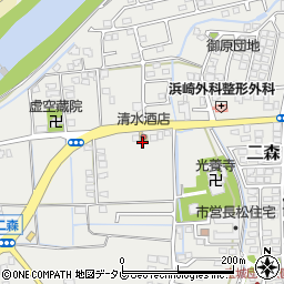 清水酒店周辺の地図