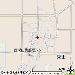 福岡県三井郡大刀洗町栄田665周辺の地図