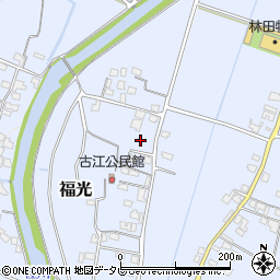 福岡県朝倉市福光105周辺の地図