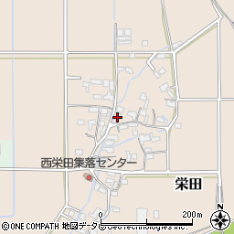 福岡県三井郡大刀洗町栄田666周辺の地図