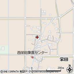 福岡県三井郡大刀洗町栄田276周辺の地図