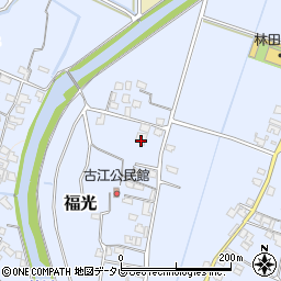 福岡県朝倉市福光108-57周辺の地図