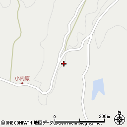 大分県杵築市山香町大字久木野尾1824周辺の地図