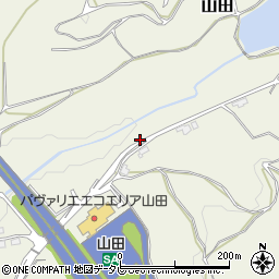 福岡県朝倉市山田1422周辺の地図