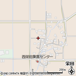 福岡県三井郡大刀洗町栄田266周辺の地図