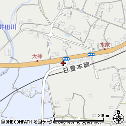 大分県速見郡日出町大神1783-3周辺の地図