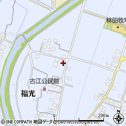 福岡県朝倉市福光106-1周辺の地図