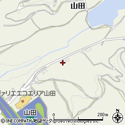 福岡県朝倉市山田1446周辺の地図