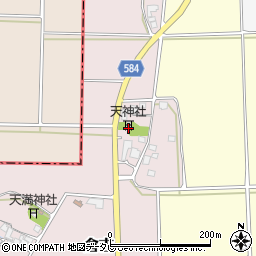 福岡県朝倉市倉吉99周辺の地図