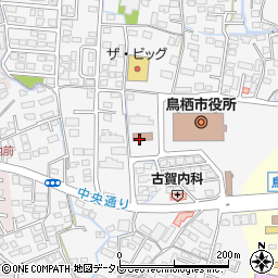 鳥栖市役所教育委員会　事務局・生涯学習課・市誌編纂資料室周辺の地図