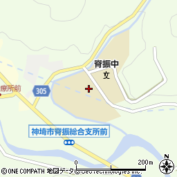 神埼市脊振勤労者体育館周辺の地図