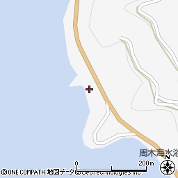 池ノ浦海水浴場周辺の地図