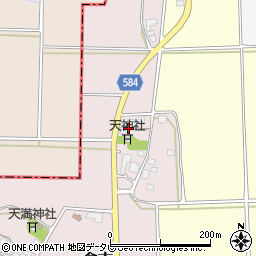 福岡県朝倉市倉吉97周辺の地図