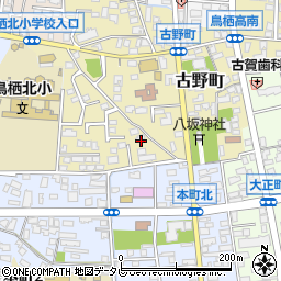 佐賀県鳥栖市古野町152-2周辺の地図