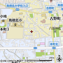 佐賀県鳥栖市古野町158周辺の地図