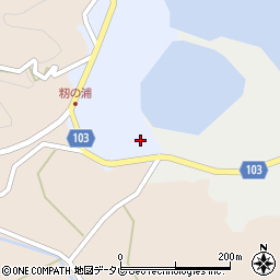 東興産業株式会社　水産部・車海老養殖籾ノ浦養殖場周辺の地図