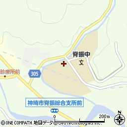 佐賀県神埼市脊振町広滝593周辺の地図