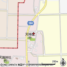 福岡県朝倉市倉吉96周辺の地図