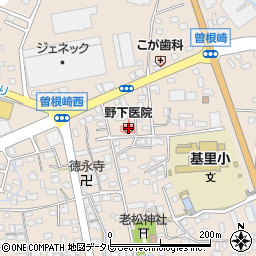 野下医院第一駐車場【ご利用可能時間：月～金 15:00～23:59】周辺の地図