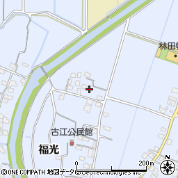 福岡県朝倉市福光127-1周辺の地図