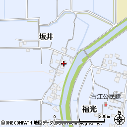 福岡県朝倉市坂井244周辺の地図