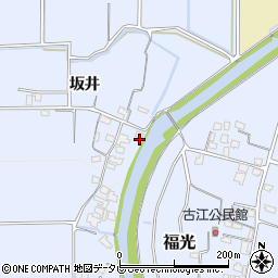 福岡県朝倉市坂井241周辺の地図