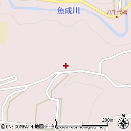 愛媛県西予市城川町魚成5783周辺の地図