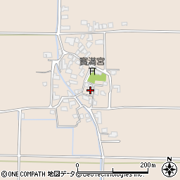 福岡県三井郡大刀洗町栄田1961周辺の地図