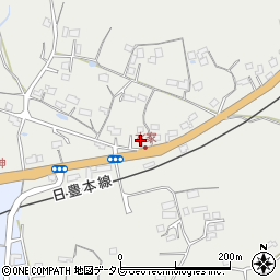 大分県速見郡日出町大神1104周辺の地図