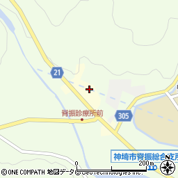 佐賀県神埼市脊振町広滝418周辺の地図