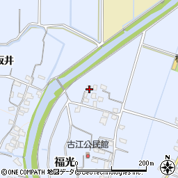 福岡県朝倉市福光121周辺の地図