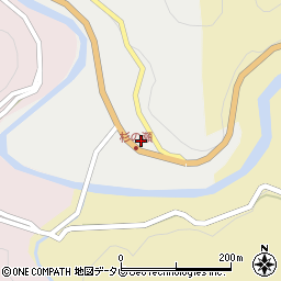 愛媛県西予市城川町嘉喜尾4851周辺の地図