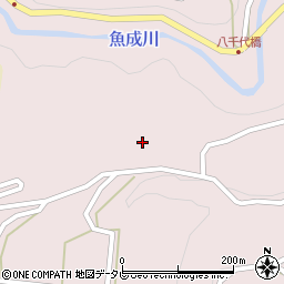 愛媛県西予市城川町魚成5708周辺の地図