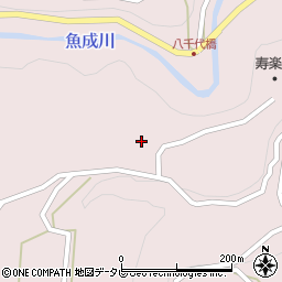 愛媛県西予市城川町魚成5770周辺の地図
