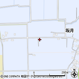 福岡県朝倉市坂井288周辺の地図