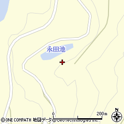 永田池周辺の地図