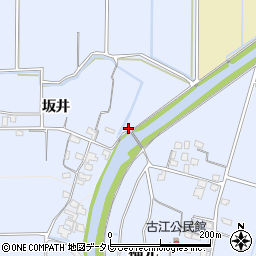 福岡県朝倉市坂井175周辺の地図